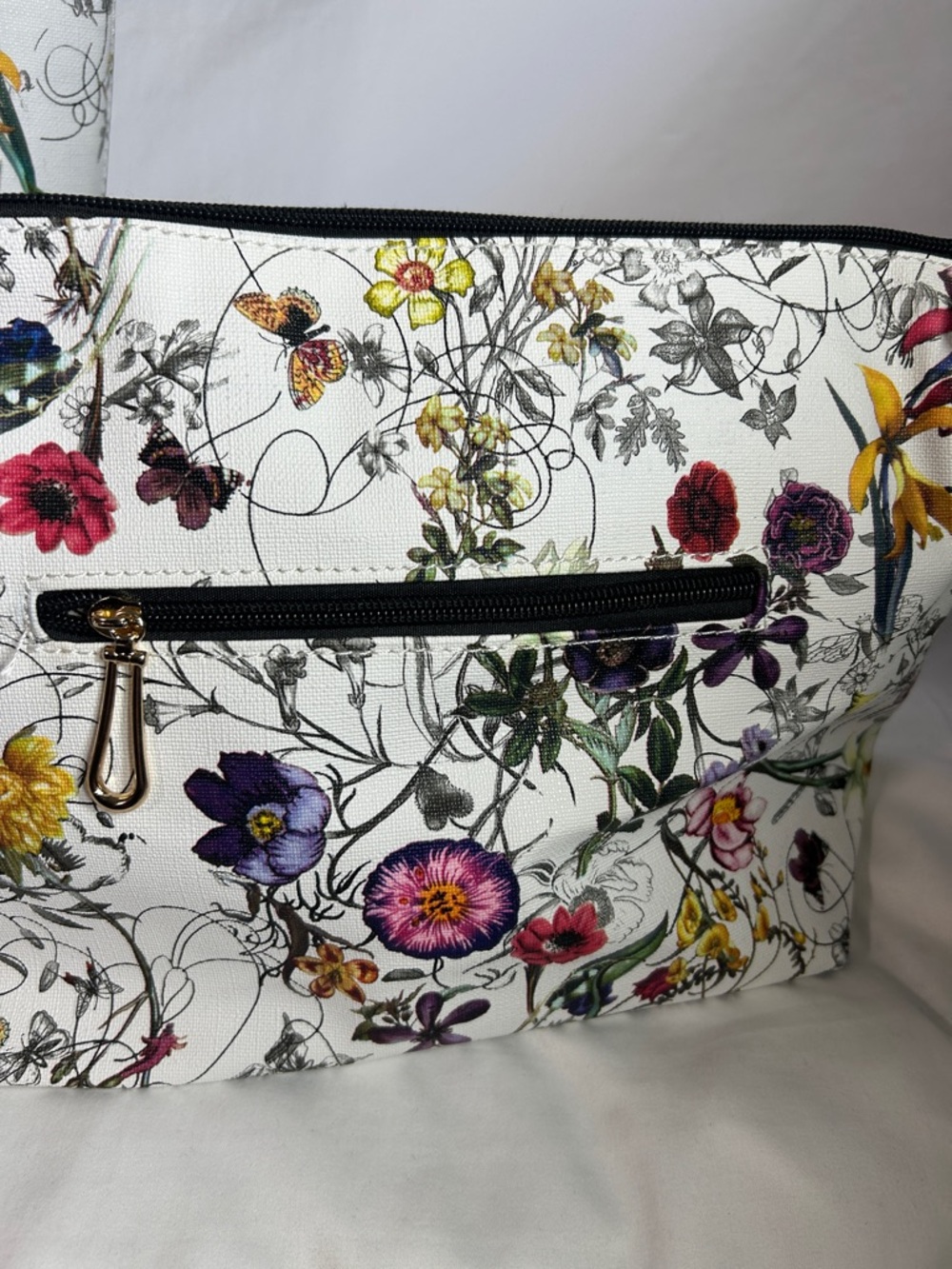 Patterned Travel Set For Women On The Go, Vintage NWOT 2 Piece Set - Picture 5 of 12